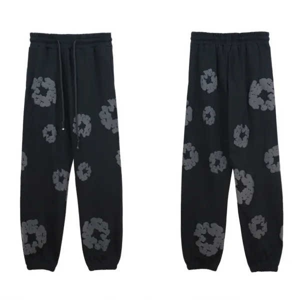 Off-White Fire Ring Print Hoodie and Sweatpants Set Black - 39