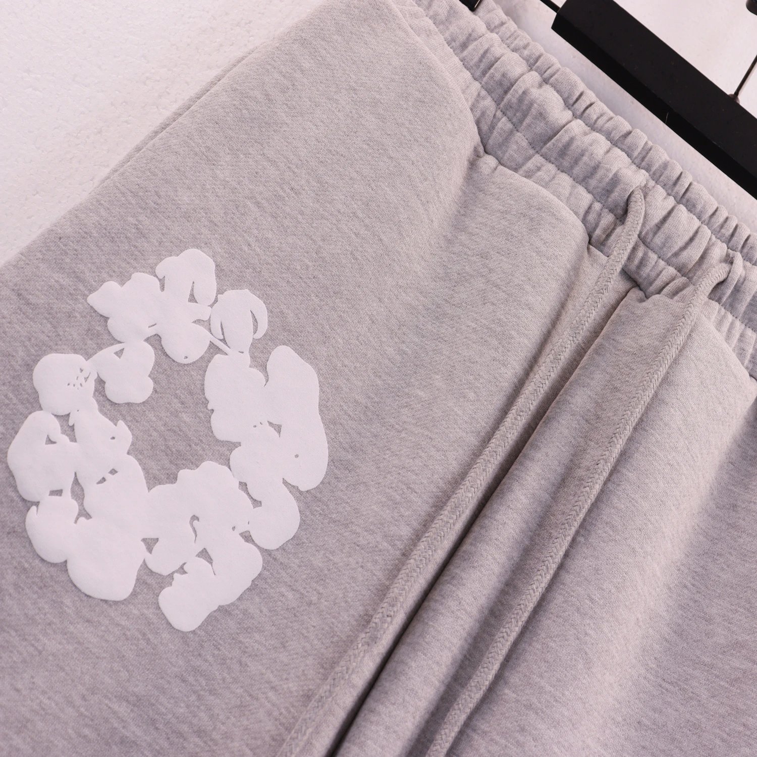 Off-White Fire Ring Print Hoodie and Sweatpants Set Black - 22
