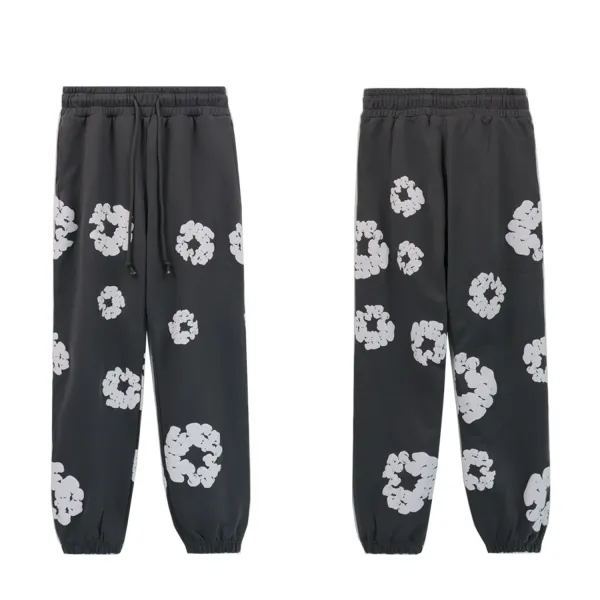 Off-White Fire Ring Print Hoodie and Sweatpants Set Black - 41