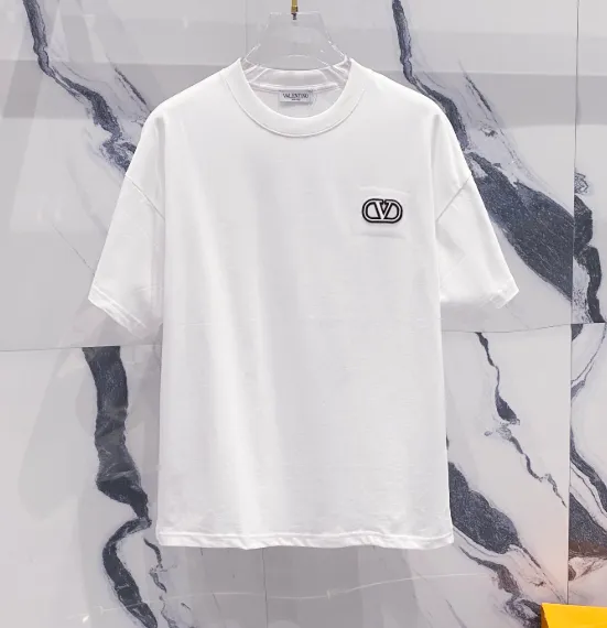 Valentino VLogo Pocket T-Shirt White T-Shirt - 1