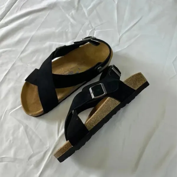 Birkenstock Arizona Beige Suede Sandals - 10
