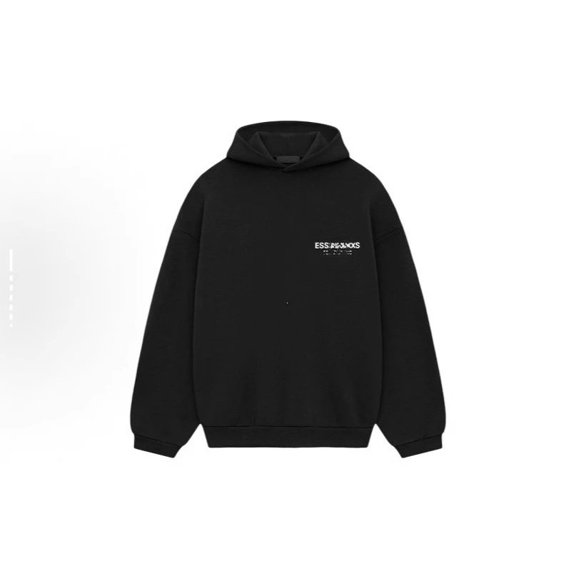 Fear of God Essentials Trendy Brand Ningbo Cross-Border Original Correct Version Loose Fit FW24 Hooded Sweatshirt Cotton