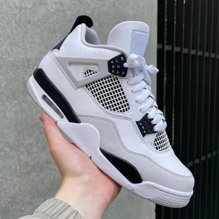 Air Jia 4 "Literary Black" Shock-Absorbing Non-Slip Retro Basketball Shoes for Men and Women 6927-