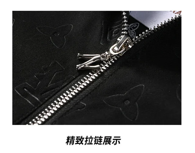 Layol Valinat Jackets Hooded embossed-monogram zip jacket product detail image 20