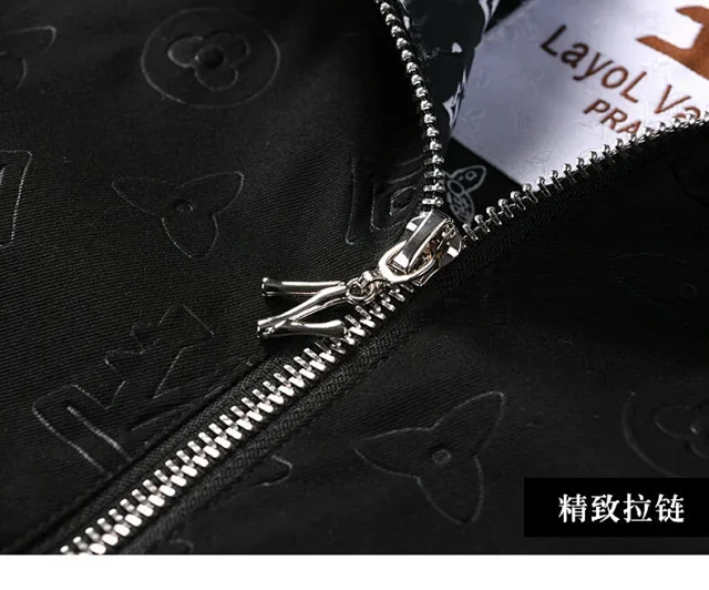 Layol Valinat Jackets Hooded embossed-monogram zip jacket product detail image 5