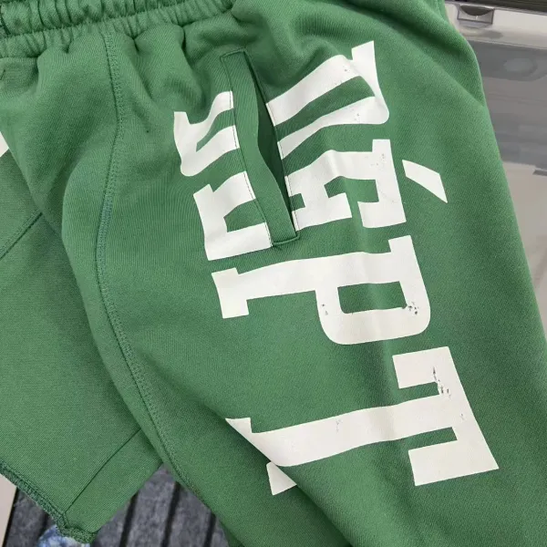 Off-White™ Diagonal Logo Sweat Shorts Green - 7