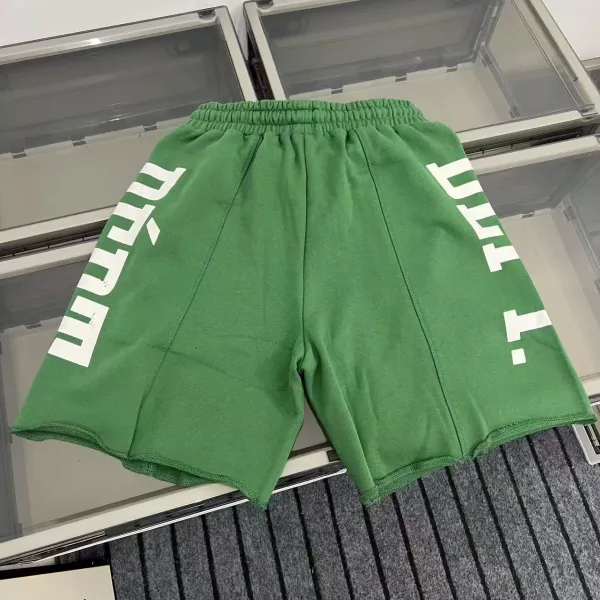 Off-White™ Diagonal Logo Sweat Shorts Green - 9