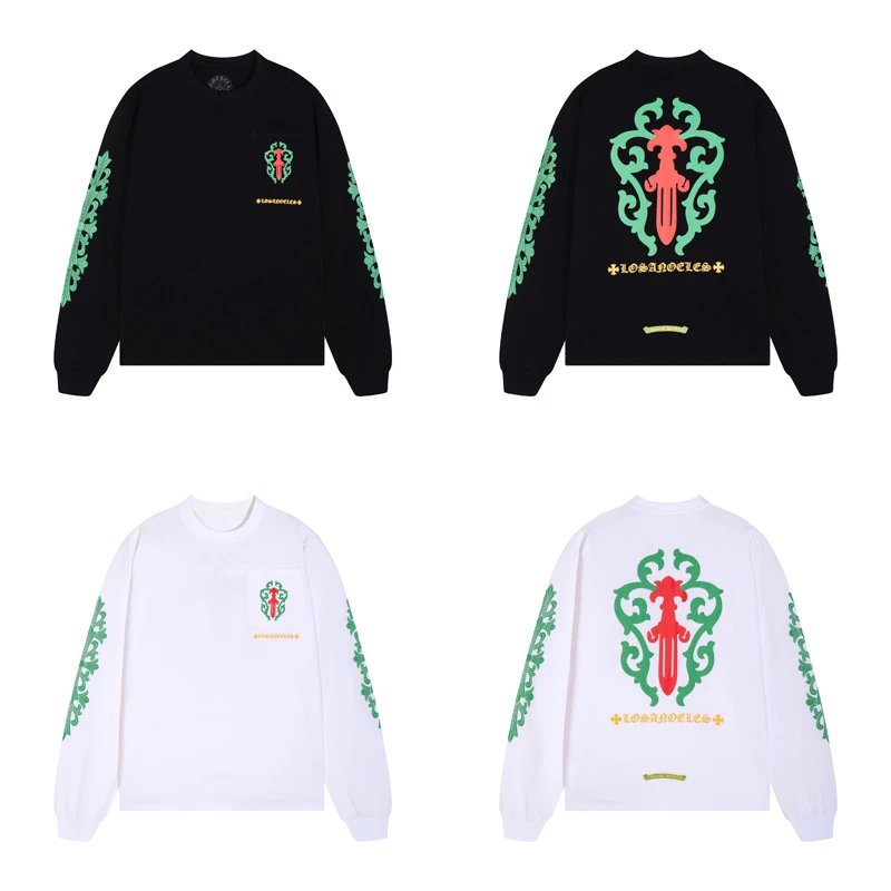 Chrome Hearts x I Want More Not Less Purple Long-Sleeve Graphic Tee - 12