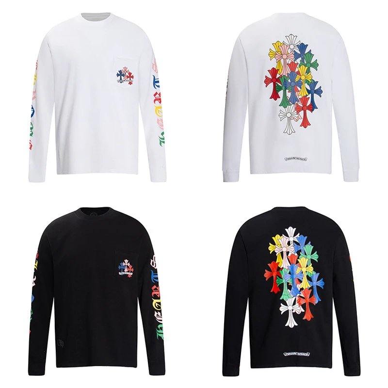 Chrome Hearts x I Want More Not Less Purple Long-Sleeve Graphic Tee - 15