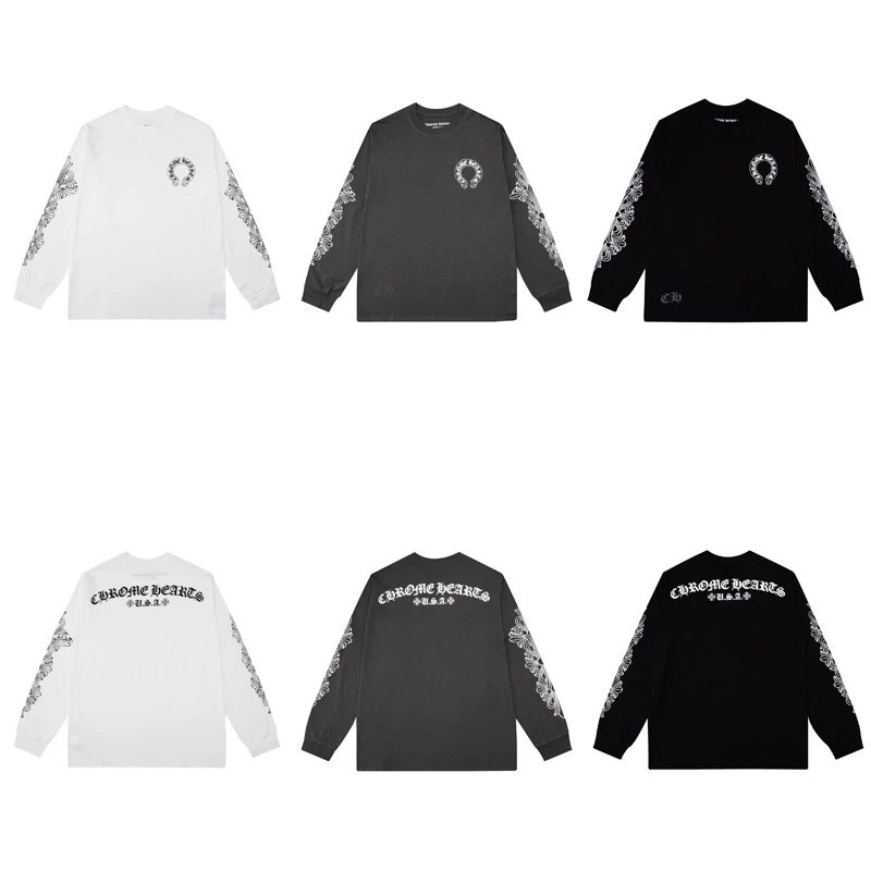 Chrome Hearts x I Want More Not Less Purple Long-Sleeve Graphic Tee - 7