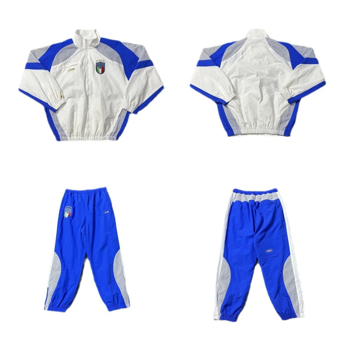 Demon Letter Embroidered Track Suit