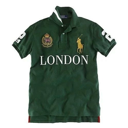 Lapel Embroidered City Edition Short-Sleeve Top