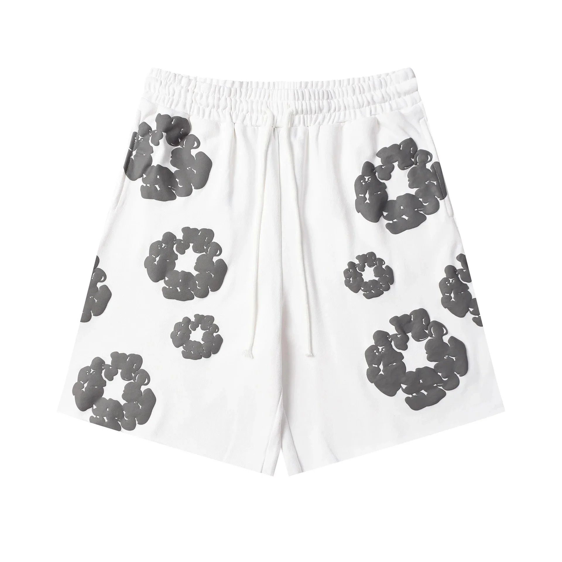 Shorts D237-White Gray