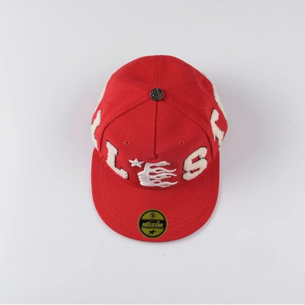 Hellstar Hats Embroidered star and flame graphic baseball cap image 3