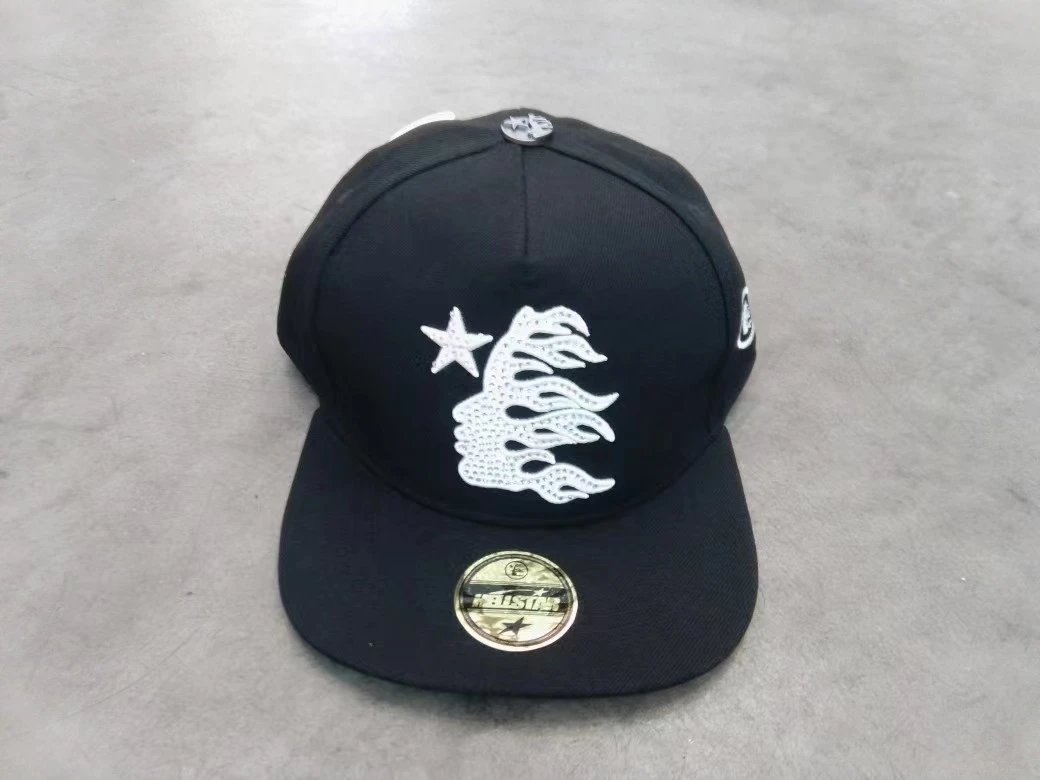 Hellstar Flame Embroidered Pink Snapback Cap Baseball Cap - 17