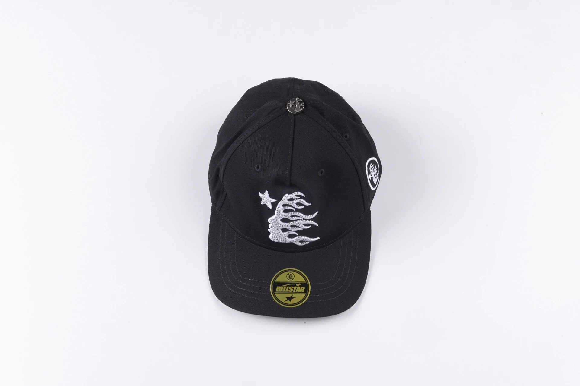 Hellstar Flame Embroidered Pink Snapback Cap Baseball Cap - 22
