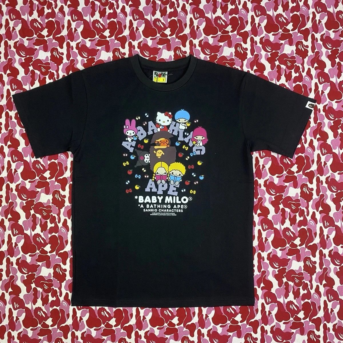 A Bathing Ape x Sanrio Patty & Jimmy Baby Milo White T-Shirt - 10