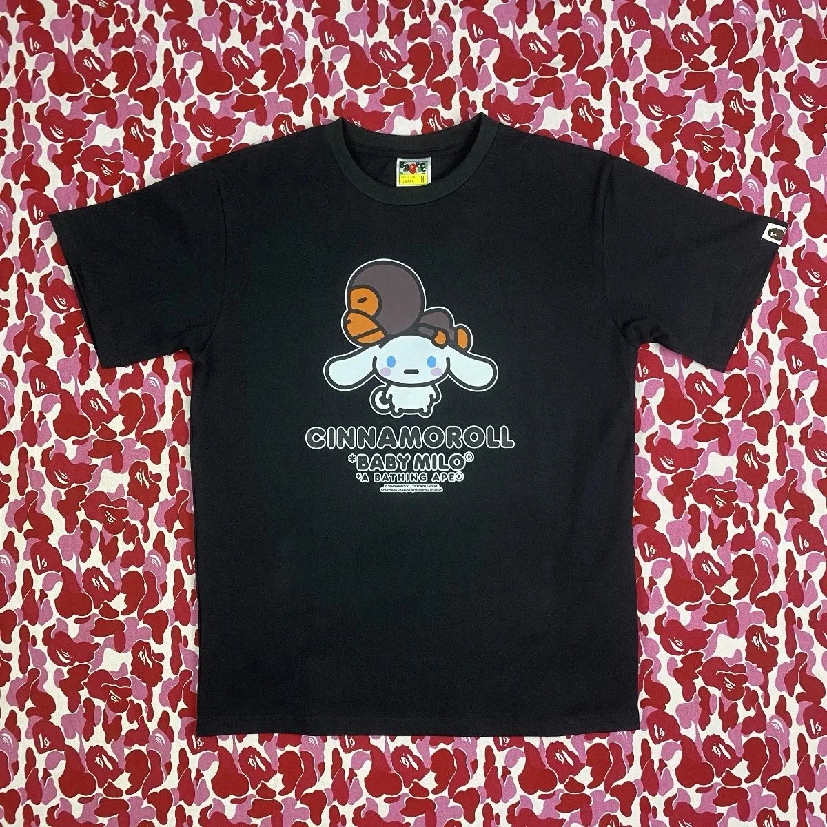 A Bathing Ape x Sanrio Patty & Jimmy Baby Milo White T-Shirt - 11