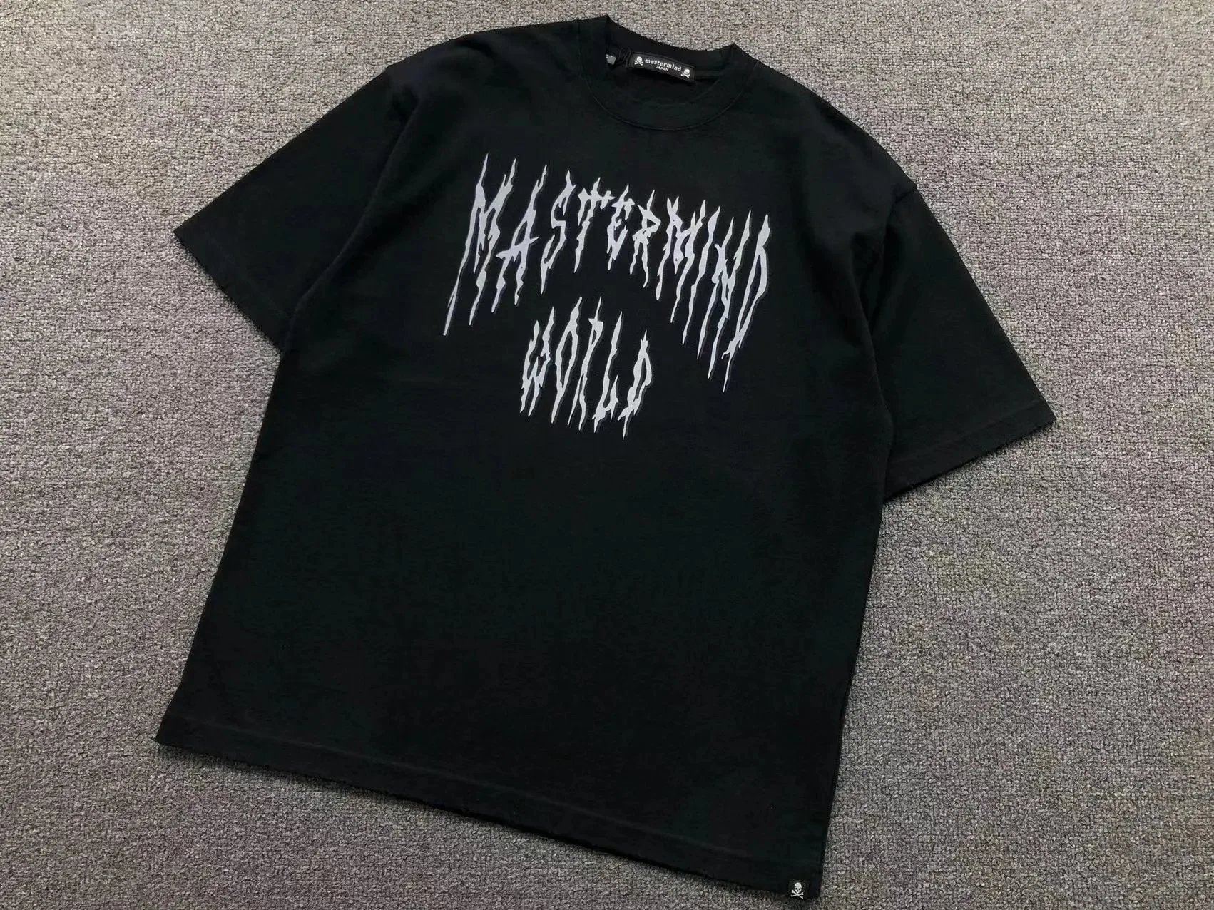 Design Mastermind Japan Skull Logo Black T-Shirt T-Shirts - 5