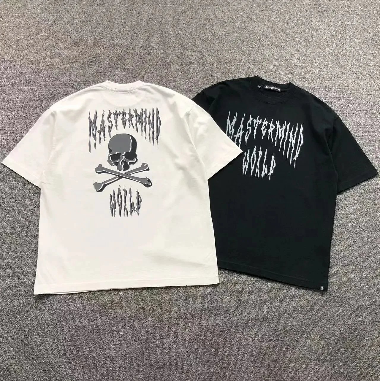 Design Mastermind Japan Skull Logo Black T-Shirt T-Shirts - 4