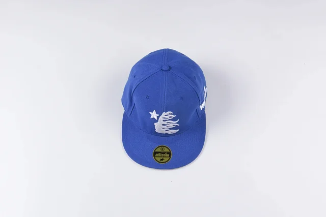 Hellstar Hats Embroidered star and flame graphic baseball cap product detail image 23
