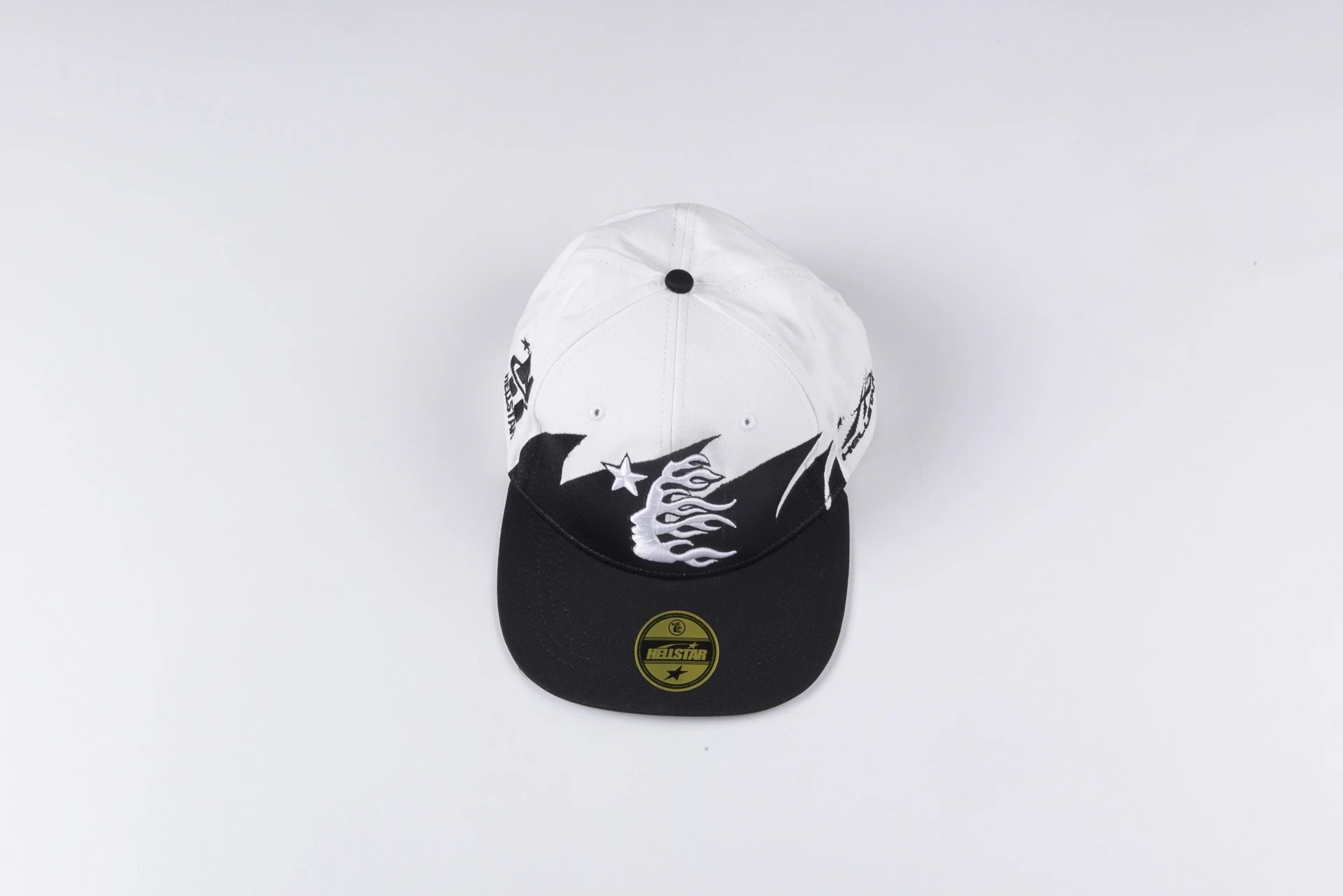 Hellstar Flame Embroidered Pink Snapback Cap Baseball Cap - 23