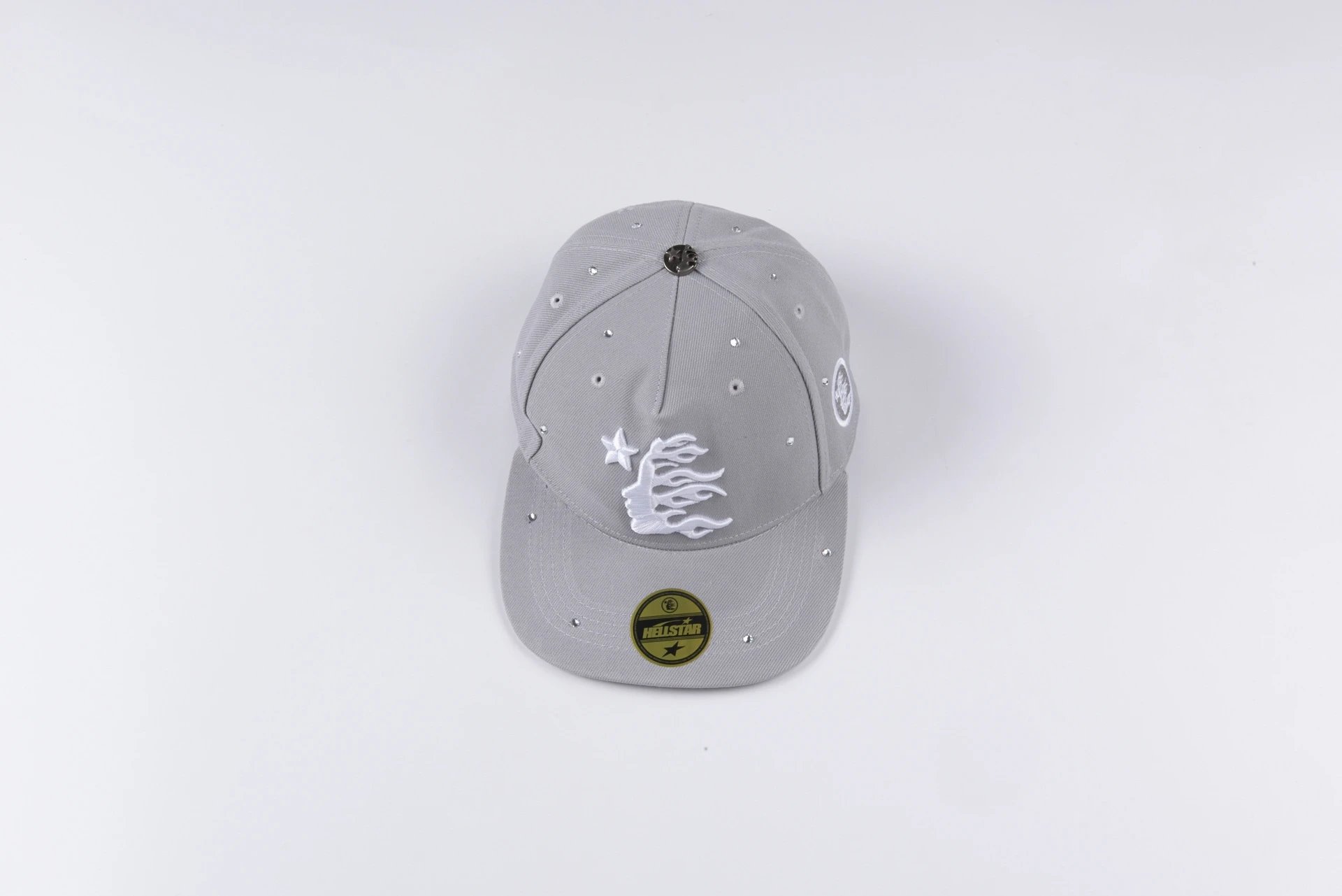 Hellstar Flame Embroidered Pink Snapback Cap Baseball Cap - 26