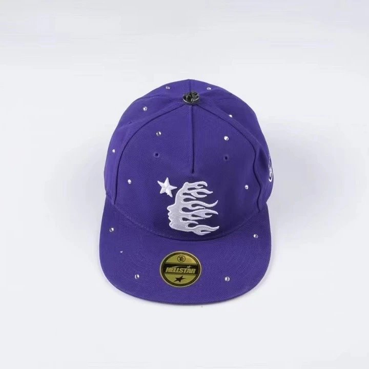 Hellstar Hats Embroidered star and flame graphic baseball cap image 5