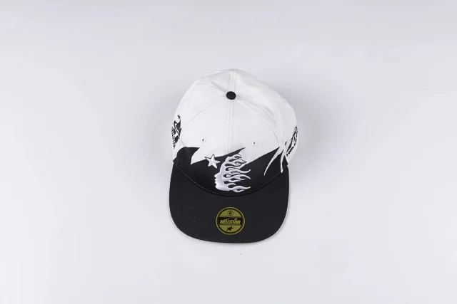 Hellstar Hats Embroidered star and flame graphic baseball cap product detail image 22