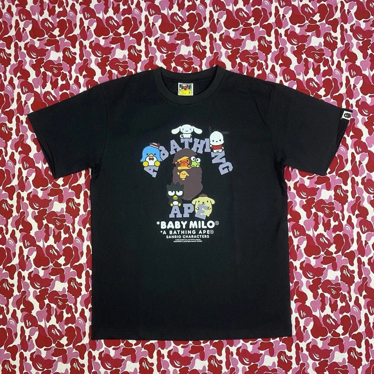 A Bathing Ape x Sanrio Patty & Jimmy Baby Milo White T-Shirt - 5