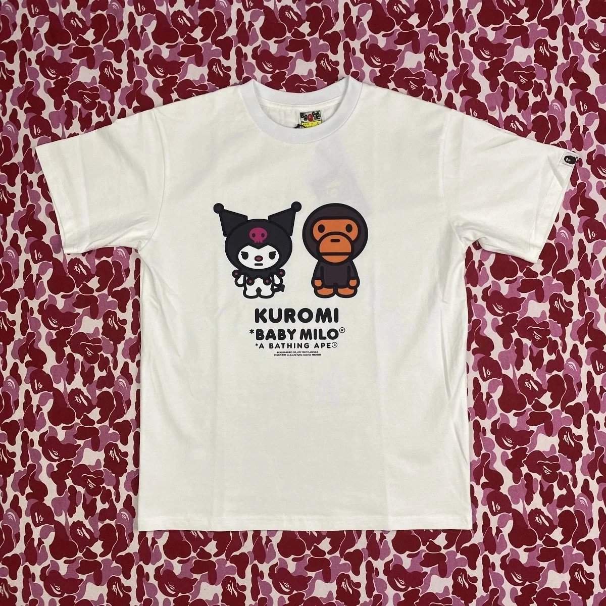 A Bathing Ape x Sanrio Patty & Jimmy Baby Milo White T-Shirt - 14