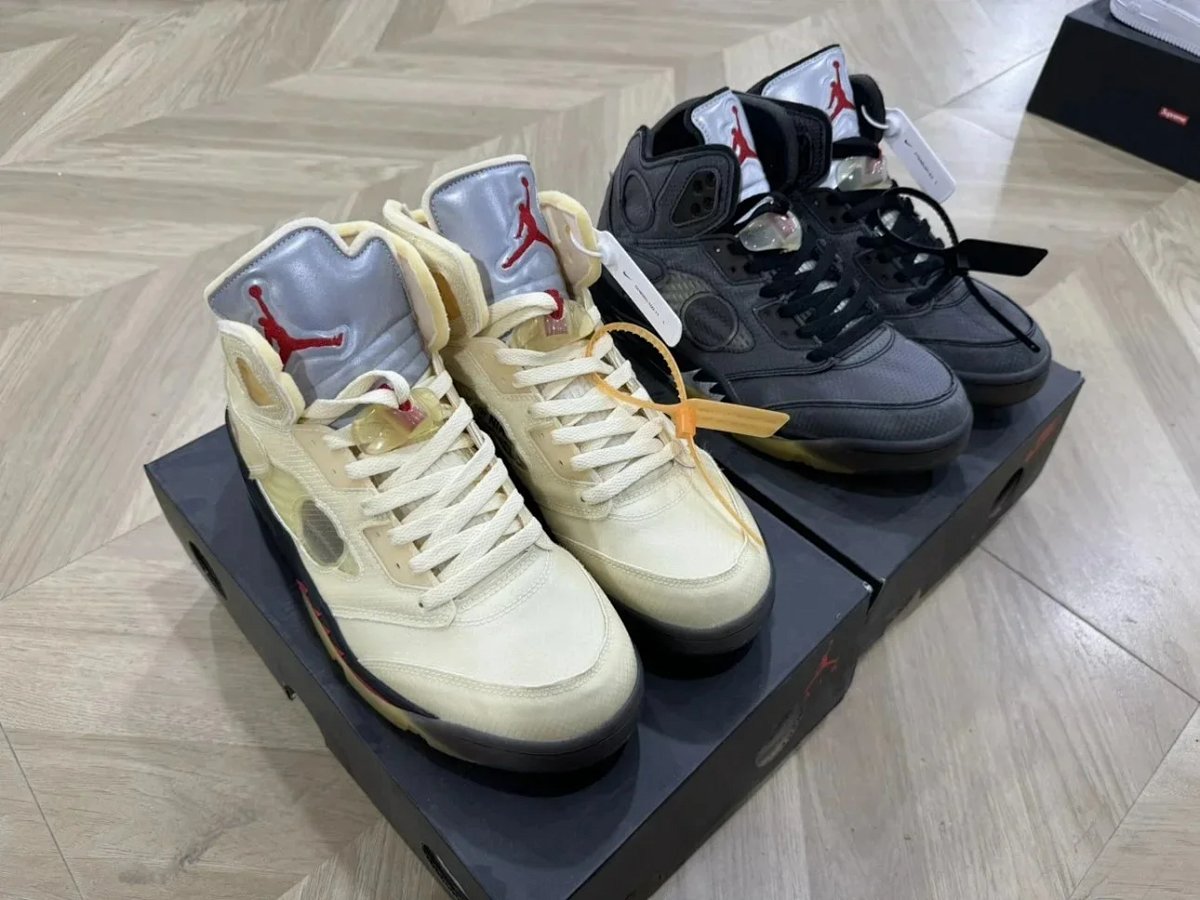 OG5 Black Cicada Wing White Sail Casual Versatile Basketball Shoes