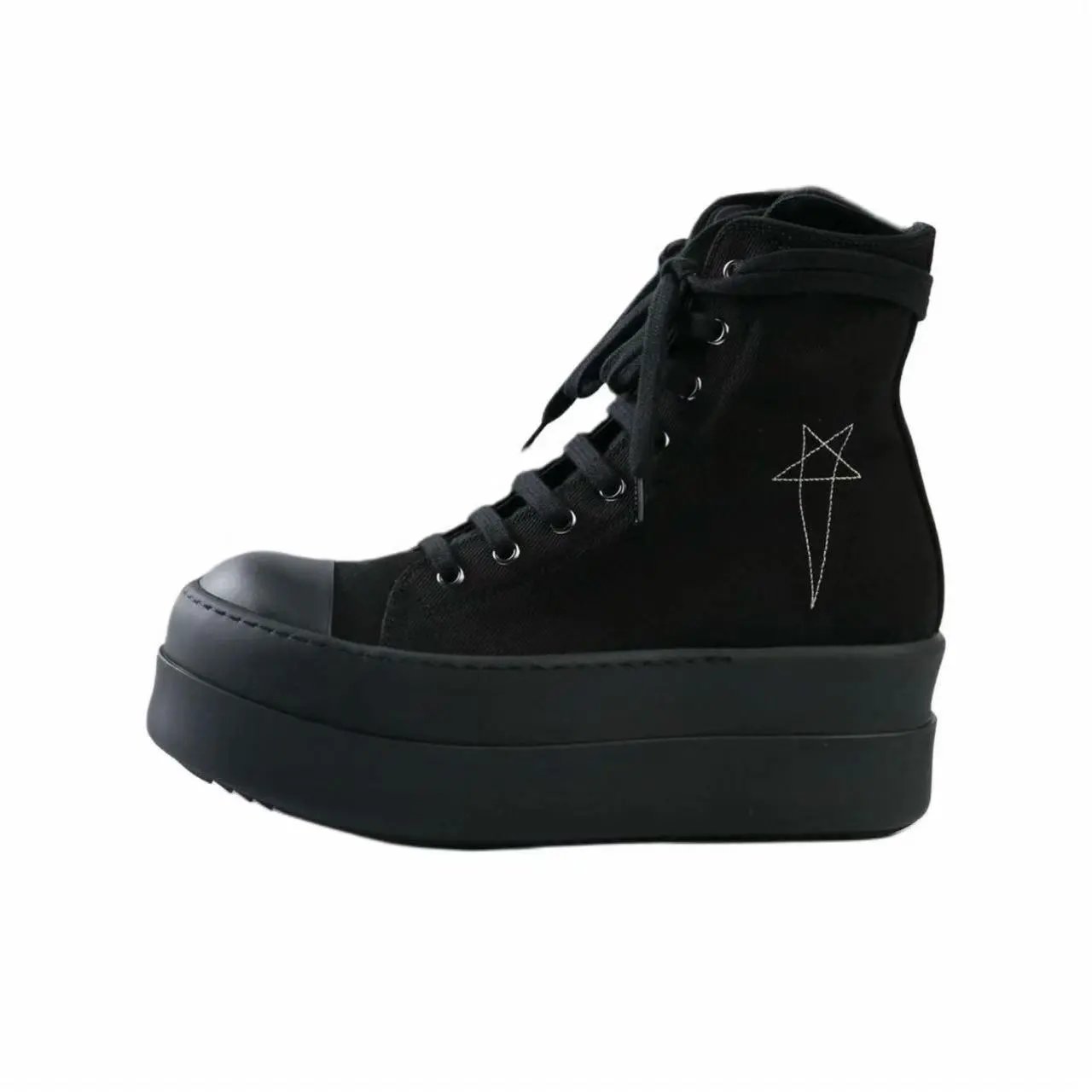 Pure Black Star Canvas