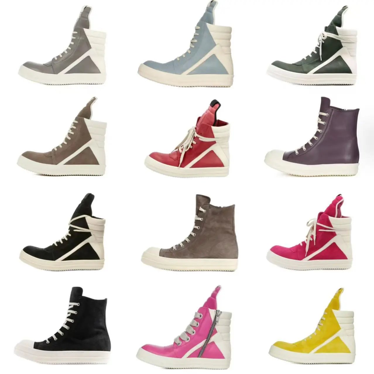 High-Top Sneakers in Multiple Colors