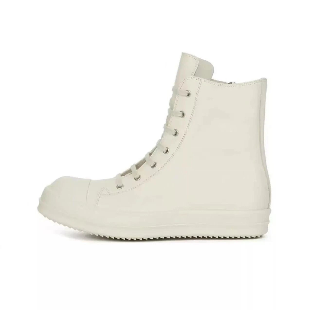 White high top thin shoelaces