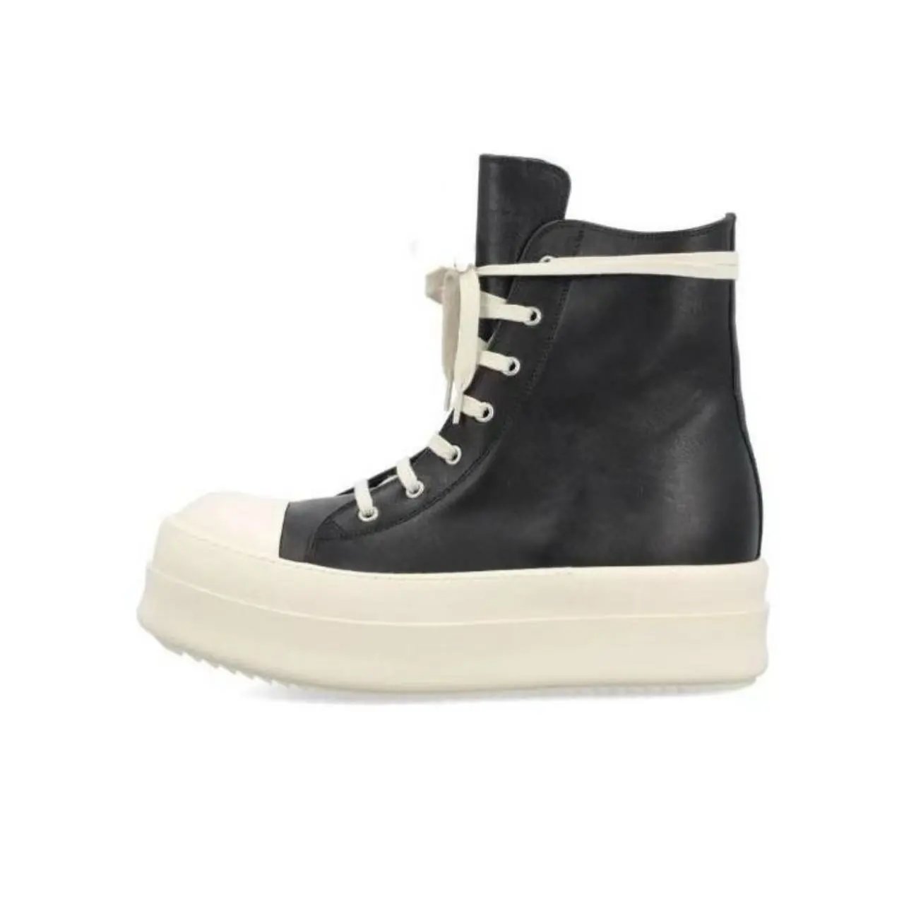 Black & White Leather Upper