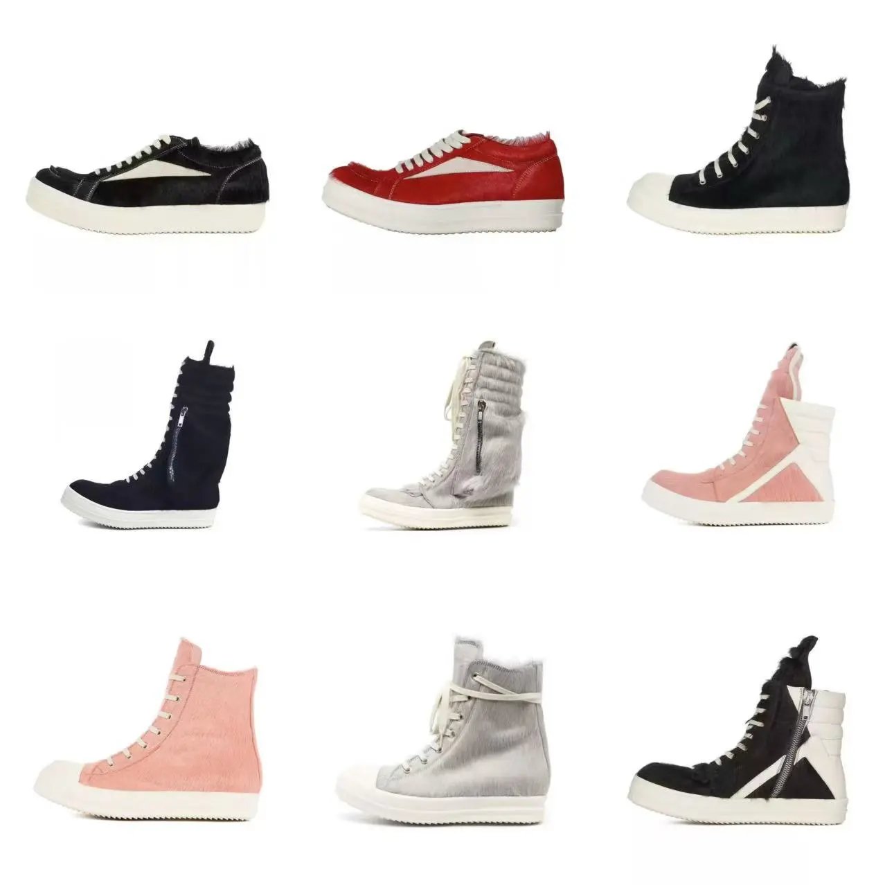 Rick Owens High-Top Sneakers