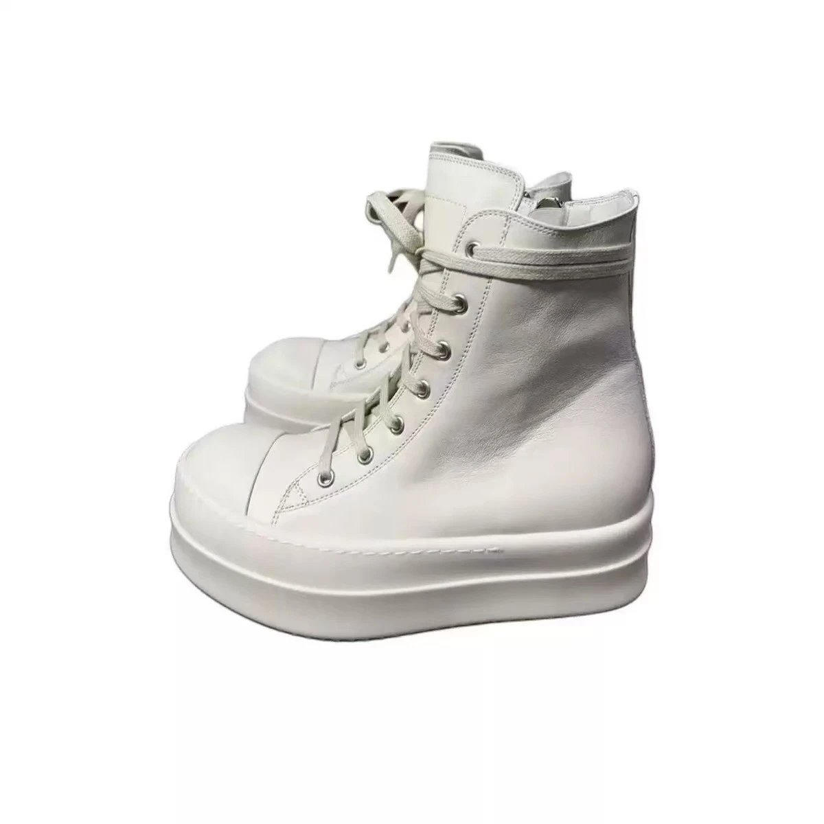 White Leather Upper