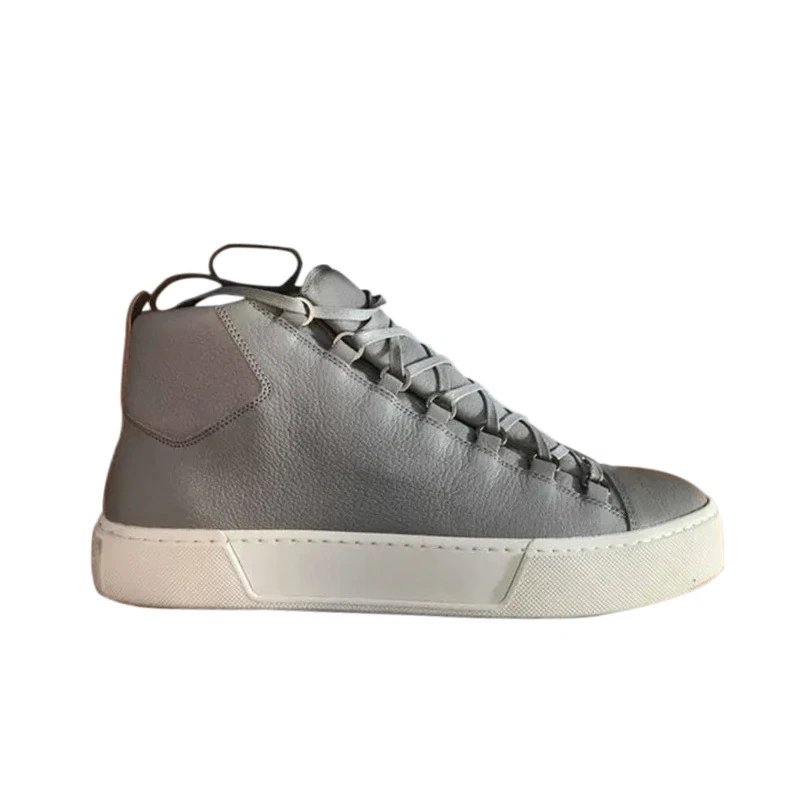 European Fashion High-top Leather Shoes photo 4