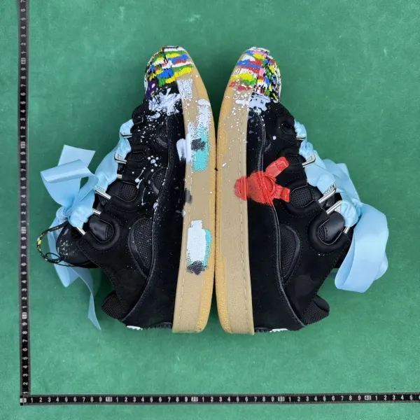 Lanvin x Custom Artistic High-Top Sneakers Multicolor - 3