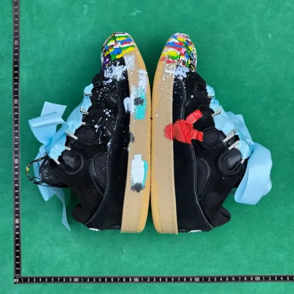 Design Custom Painted High-Top Sneakers with Ribbon Accents - 1