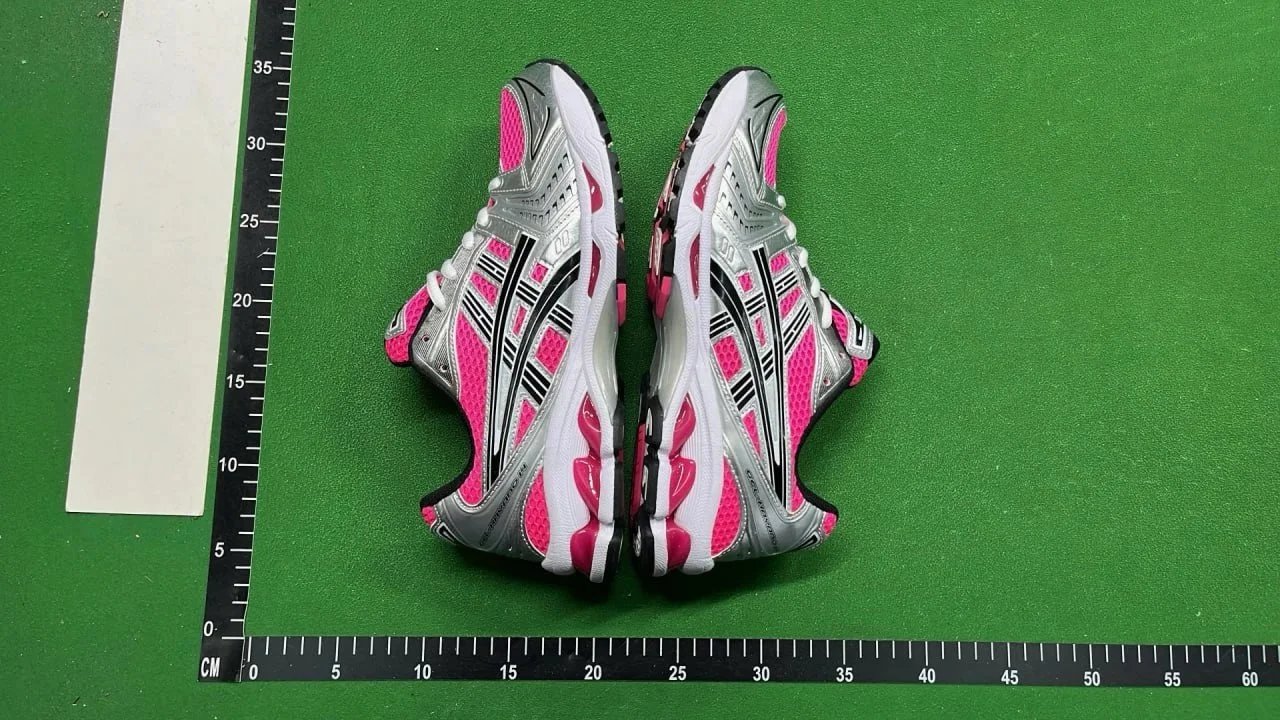 Asics Gel-Kayano 14 Silver Green Running Shoes - 2