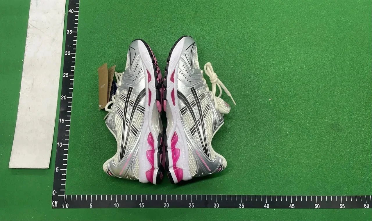 Asics Gel-Kayano 14 Silver Green Running Shoes - 11