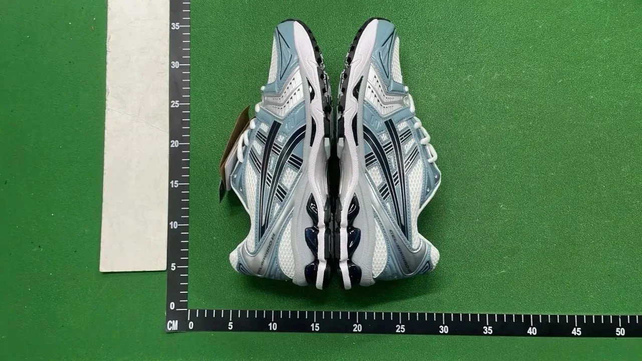Asics Gel-Kayano 14 Silver Green Running Shoes - 8