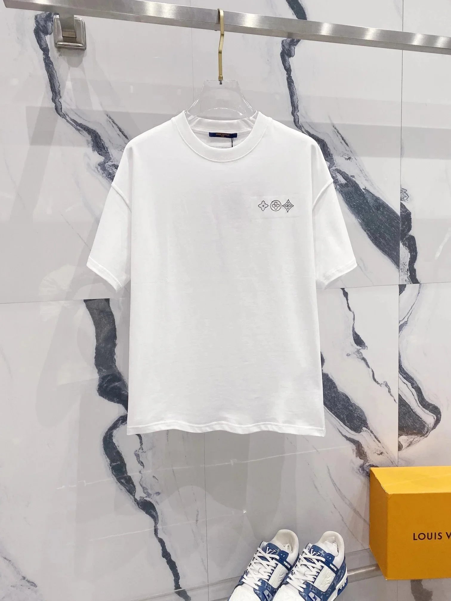Louis Vuitton T-Shirts Short-Sleeve Logo T-Shirt — 63