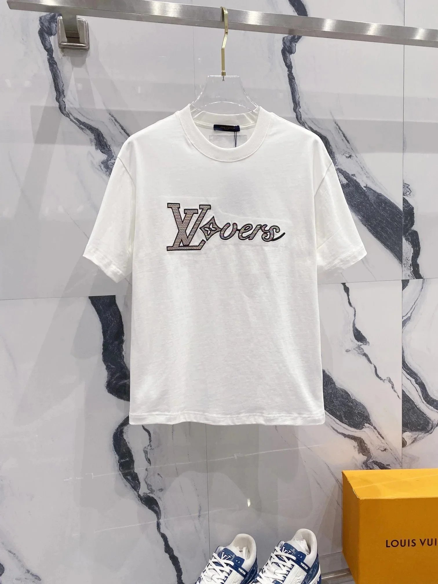 Louis Vuitton T-Shirts Short-Sleeve Logo T-Shirt — 66