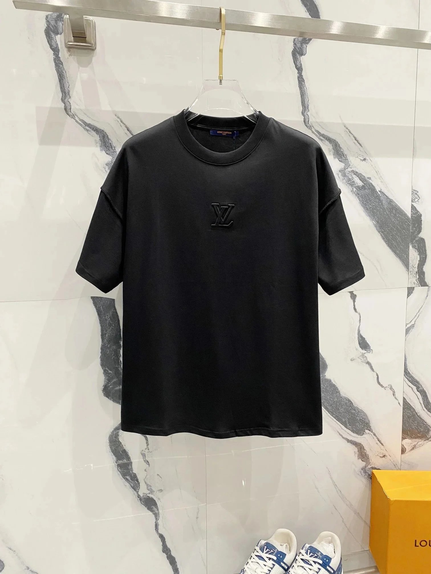 Louis Vuitton T-Shirts Short-Sleeve Logo T-Shirt — 75
