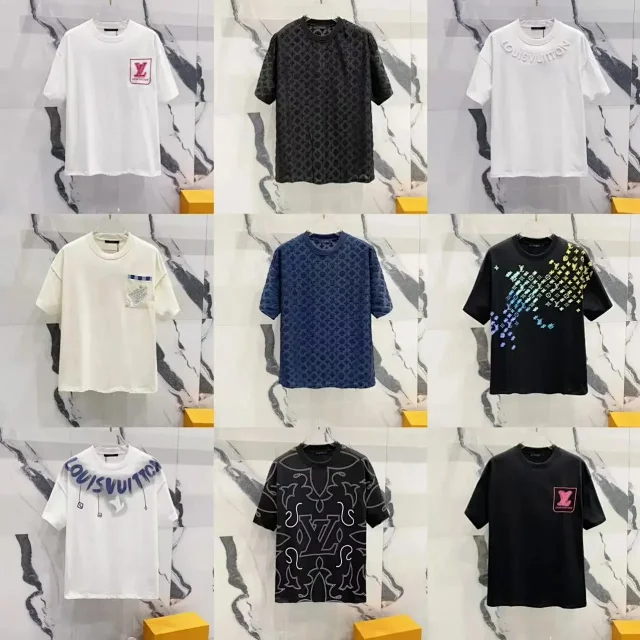 Louis Vuitton T-Shirts Short-Sleeve Logo T-Shirt product detail image 1