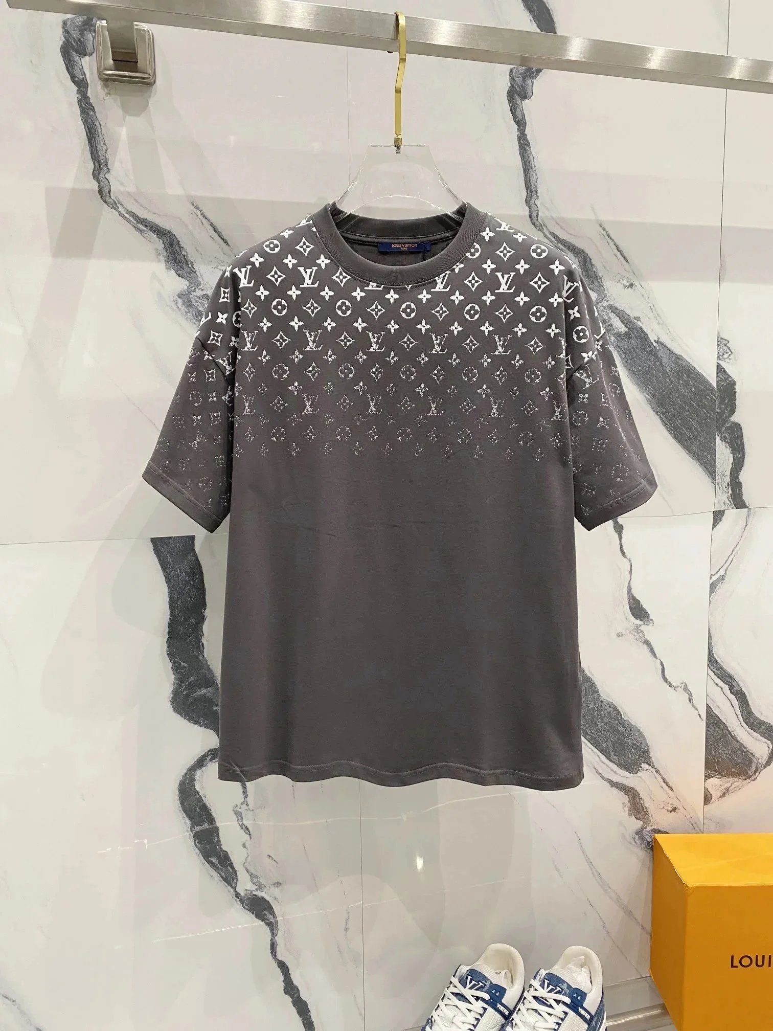 Louis Vuitton T-Shirts Short-Sleeve Logo T-Shirt — 55