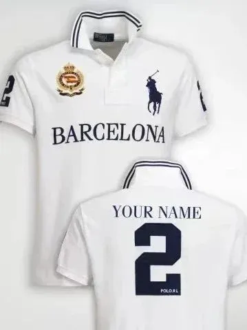 Polo Ralph Lauren Barcelona Custom Polo White - 1
